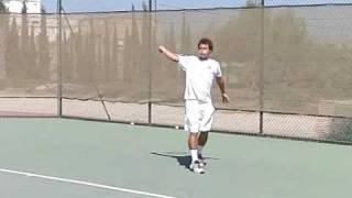 Rob Lee - Tennis Single handed Backhand in Super Slow Motion 300FPS