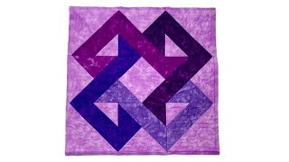 Machine Embroidery Tutorial - How To Make The Entwined Quilt Block