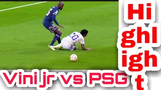 Highlight Vinicius Jr Vs Psg Champions League 2Nd Leg In Santiago Bernabeu