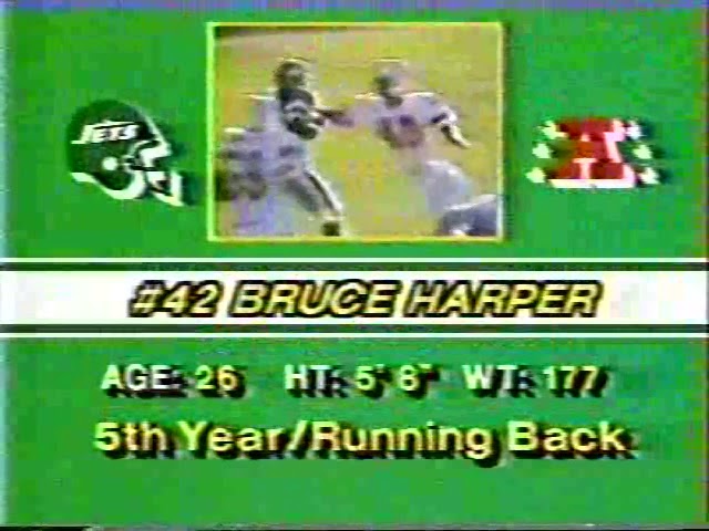 Bruce Harper Highlights Jets Number 42 