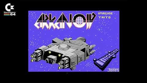 Arkanoid (Imagine, Taito 1987) - C64 Loading Screen / Title Music / Main Menu Archive [Chiptune HQ]