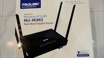 How to setup router Prolink connect network cable