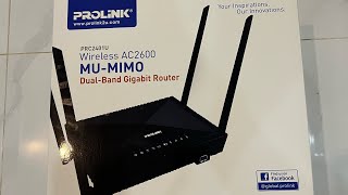 How to setup router Prolink connect network cable