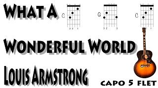 Louis Armstrong What A Wonderful World Guitar Chords