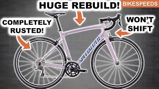 Rusty Specialized Allez Service! Road Bike Rebuild!