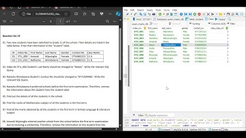 DBMS Question Set 19