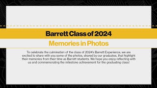 2024 Barrett Spring Convocation Slideshow