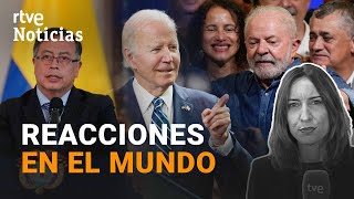 BRASIL ELECCIONES: BIDEN, SÁNCHEZ, PETRO... FELICITAN a LULA tras su VICTORIA | RTVE Noticias