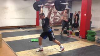 Clean + split jerk: 60 x 1+5 by Conor Kidner
