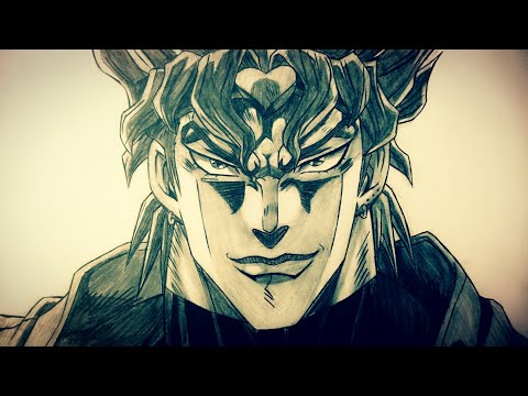 Draw With Me - Dio Brando - Speed Paint + Commentary (Procreate