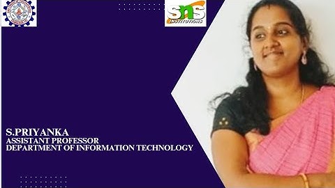 S.Priyanka AP/IT| IoT Framework |SNS Institutions