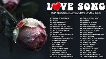 Top 50 Love Songs of All Time - MLTR.Westlife.Backstreet Boys.Boyzone
