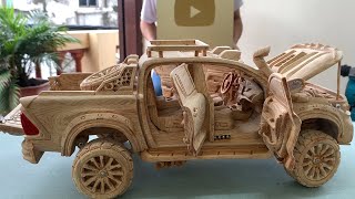 Top Level Toyota HiLux Build Your Own (Version 2021) // Wood Carving