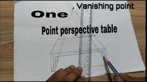 Learn how to draw table one point perspective drawing #tabledesign #theuniqueinteriordesign