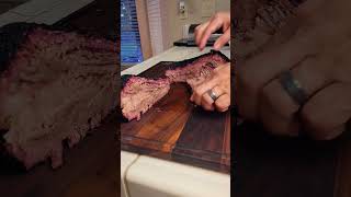 Beef Brisket - Smoked in an Offset Smoker with Oak Splits. FULL VID COMING SOON bbq food