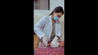Physiotherapy treatment for Pediatric Clubfoot/CTEV demonstrated by Dr Anushree Gawde (PT).