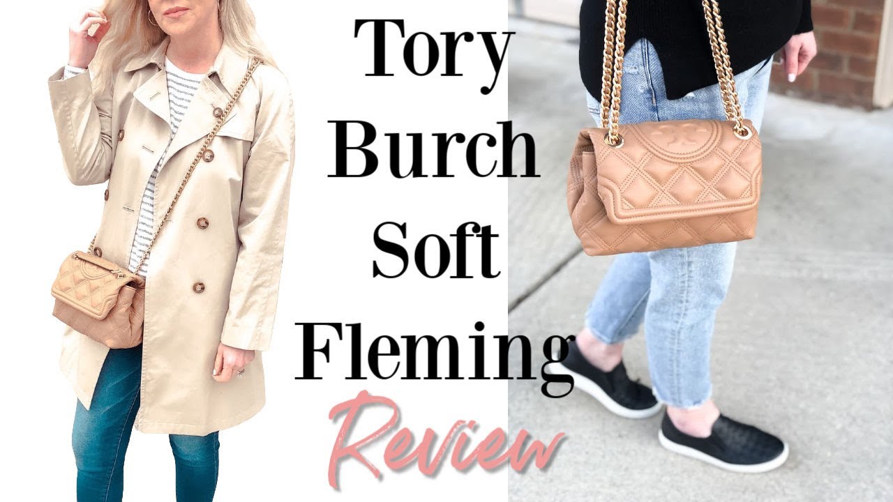 FAKE vs REAL : Tory Burch Soft Fleming comparison 