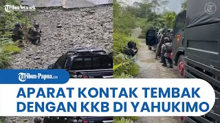 Detik-Detik Satgas Operasi Damai Cartenz Kontak Tembak Dengan KKB di Yahukimo