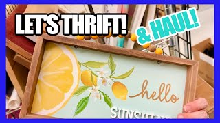 GREAT TRIP TO A FAVORITE THRIFT STORE With GREAT PRICES! Thrifting 2024 #17 for HOME DECOR & RESALE!