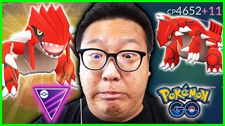 LEVEL 50 GROUDON IS JUST TOO INSANE IN THE MASTER LEAGUE IN POKEMON GO BATTLE LEAGUE