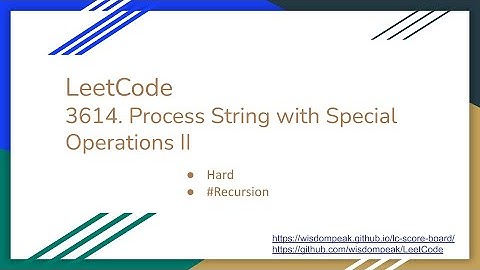 【每日一题】LeetCode 3614. Process String with Special Operations II