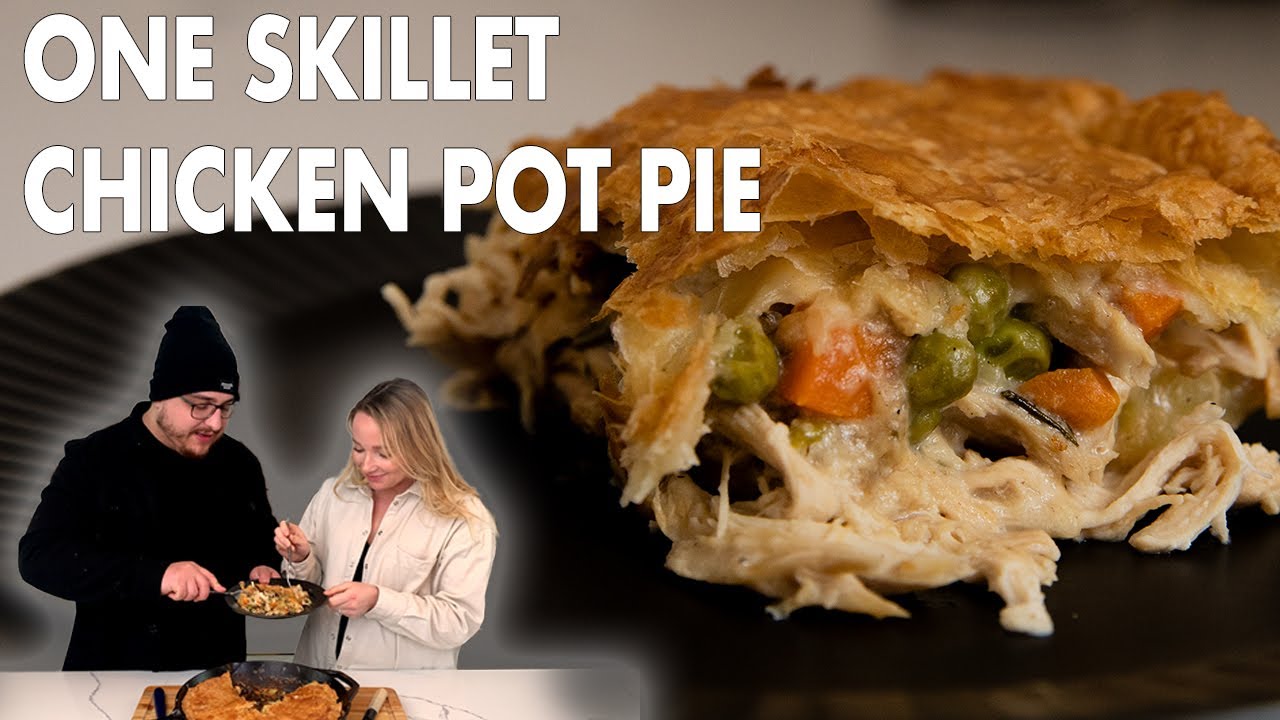 Finally made something with my Lodge pie pan - chicken pot pie : r/castiron