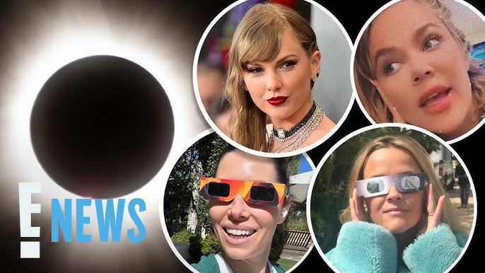 Eclipse 2024 Taylor Swift Khloe Kardashian More Celebrate