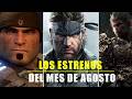 Los Juegos Mas Esperados de Agosto