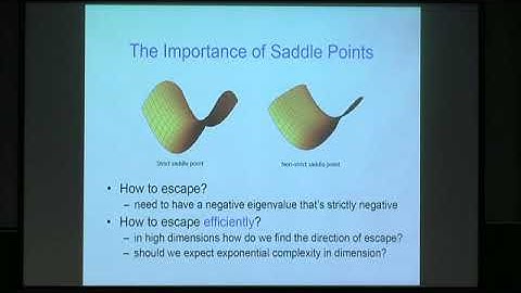 STSW01 | Michael Jordan | On Gradient-Based Optimization: Accelerated, Stochastic and Nonconvex