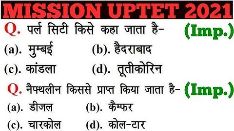 UPTET 2021 || Junior Super TET EVS Most Important Questions || Super TET