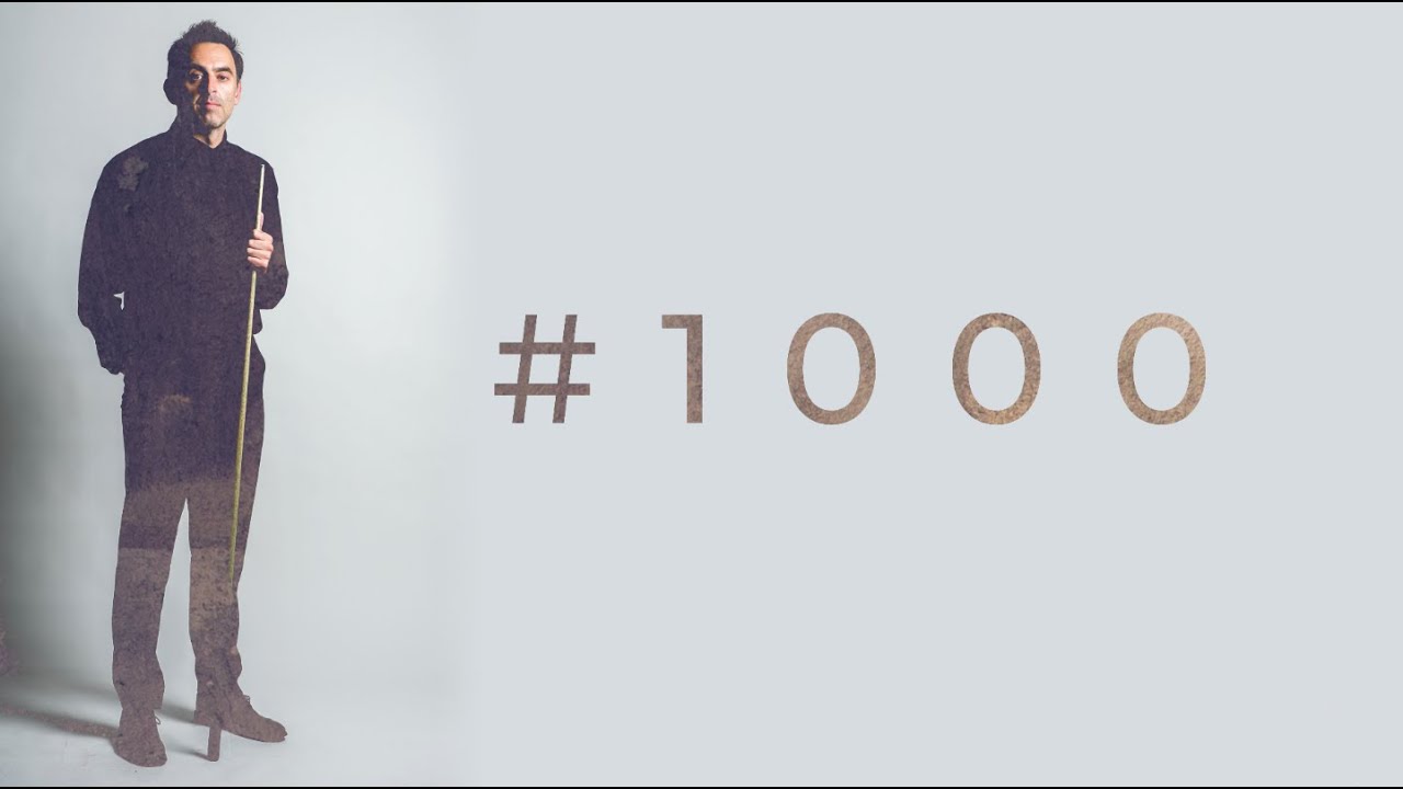 Ronnie O'Sullivan 1000th Century | FULL Frame 👌 - YouTube