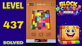 Block Color Mania – Level 437 | Fast & Clean Solution