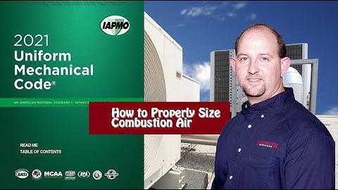 Combustion Air Calculations 2021 UMC