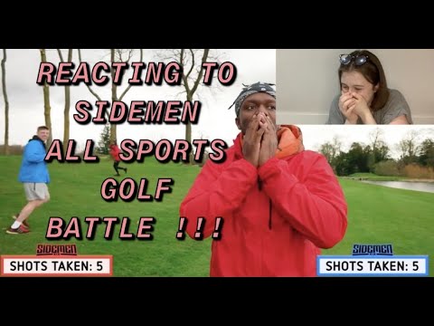 AMELIA REACTS TO SIDEMEN ALL SPORTS GOLF BATTLE !!!