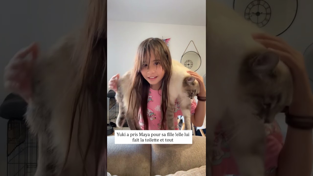 Yuki a pris Maya pour sa fille ! elle lui fait la toilette et tout: #short #shorts #miconrachel