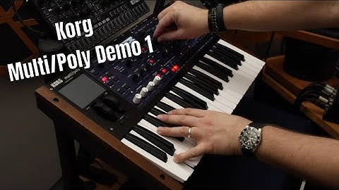 Korg Multi/Poly Demo 1 | No Talking |