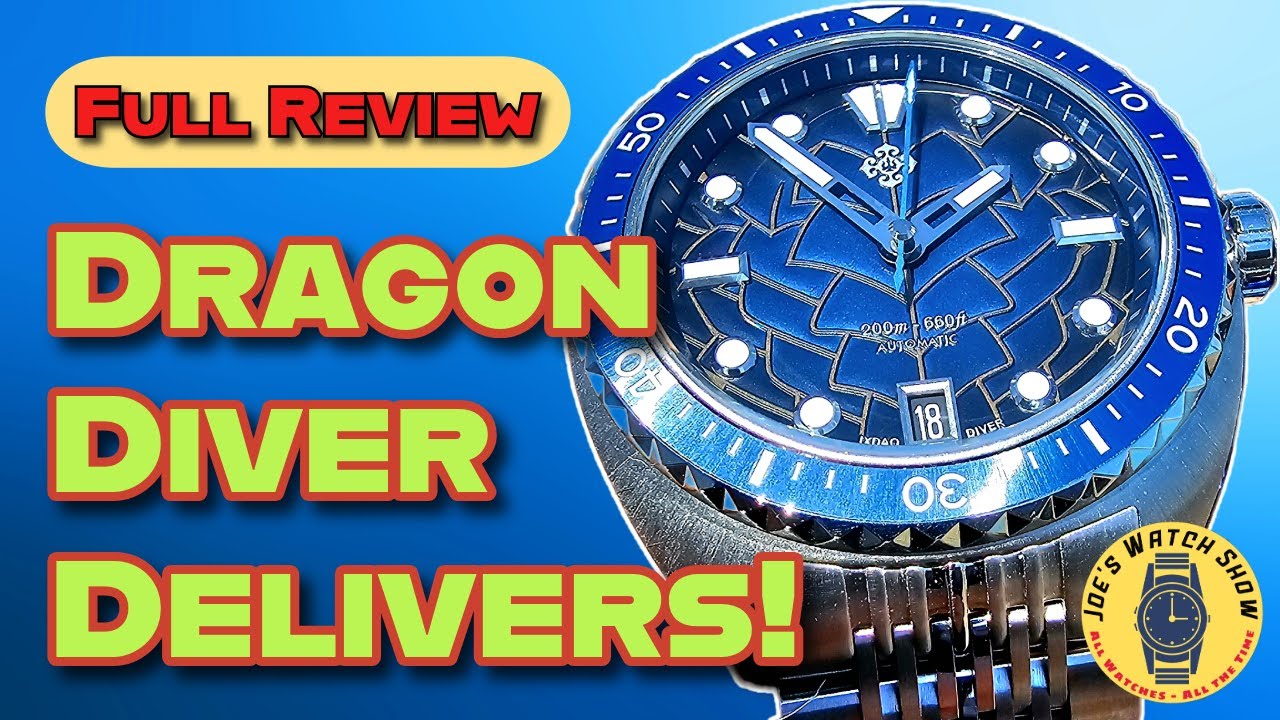 IXDAO Dragon Edition JD-X07S Blue Dial Dive Watch impresses to say the least! This Diver Delivers!