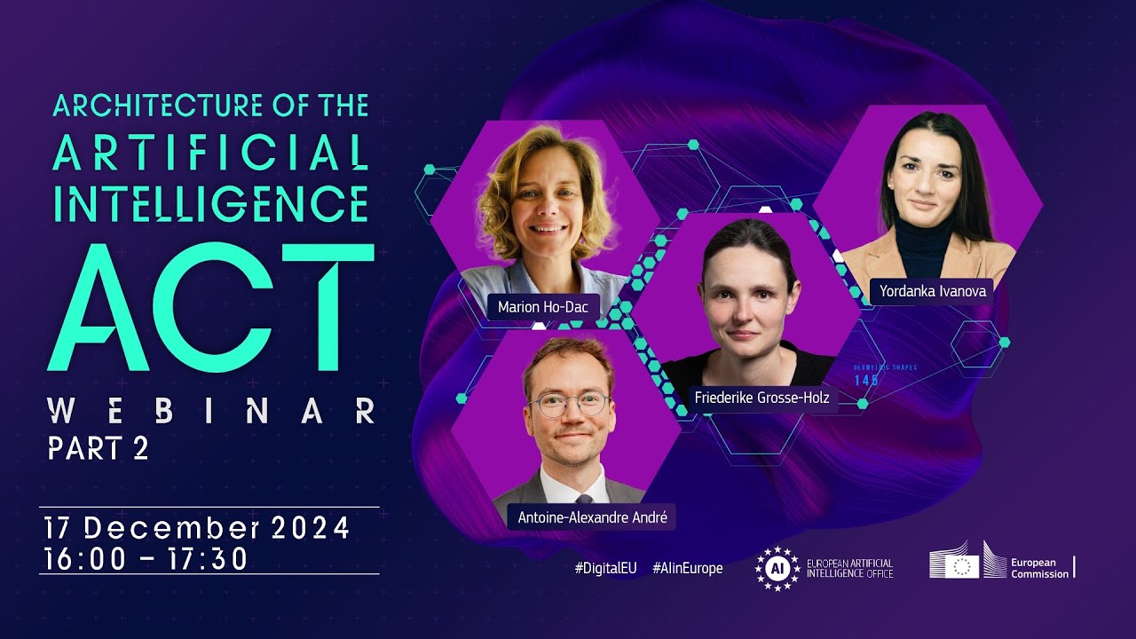 Second Webinar on the architecture of the AI Act