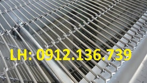 Các Mẫu Băng Tải Xích Lưới Inox - Băng Tải Việt Phát