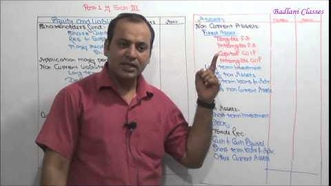 Financial Statement of Companies - As per 2013 Act - Schedule III - Lecture 1
