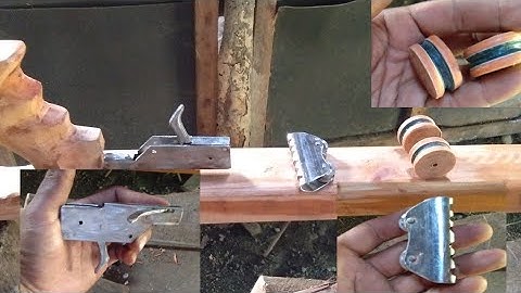 how to build inverted roller speargun part 1: all DIY pully, roller and trigger