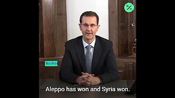 Syrian S Assad Declares Victory Over Aleppo Vows To Defeat Rebels 