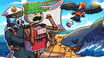 I Survived 100 Days Lost at Sea in Raft!