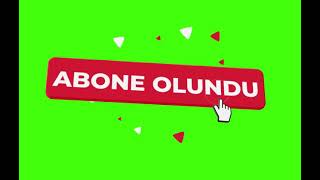 Beğen Abone Ol Bildirimleri Aç Butonu Green Screen Videosu