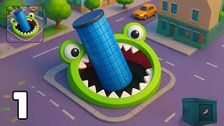 Hole.io - Swallow Everything & Dominate the World - Gameplay Walkthrough Part 1 screenshot 1