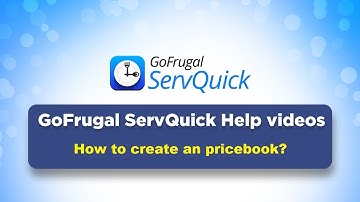 GoFrugal ServQuick- How to create a PriceBook?