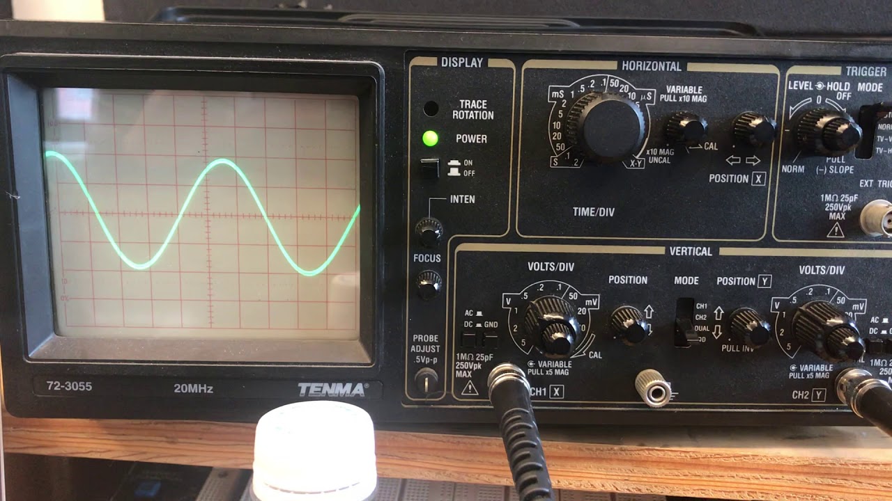Oscilloscope video 2 YouTube