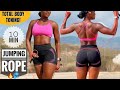 10 MIN JUMPING ROPE WORKOUT | Touch All Body Muscles, Tone &amp; Burn Calories At Home