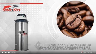 Pneumatic Conveyors for coffee beans from bin to 2 track vertical packaging machine | CASE STUDY