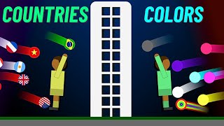 Countries VS Colors - Beat the Keeper Marble Race